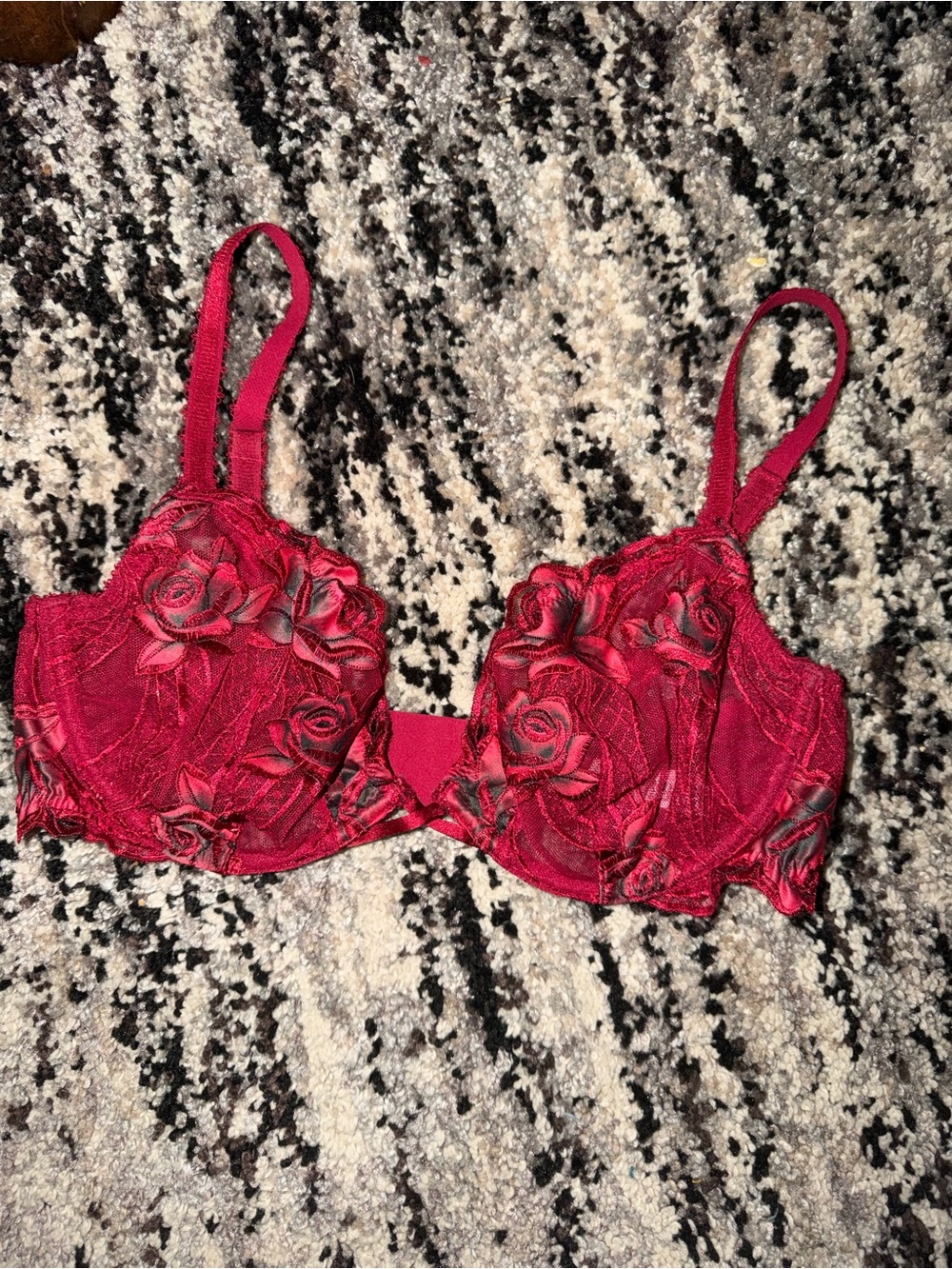 Victoria Secret very sexy sheer shine rose unlined